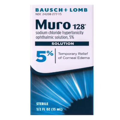 Muro 128 5% Sodium Chloride Hypertonicity Ophthalmic Solutio
