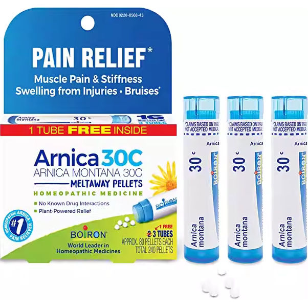 美国代购Boiron Arnica Montana 30C 3 Tubes (80 Pellets per Tu