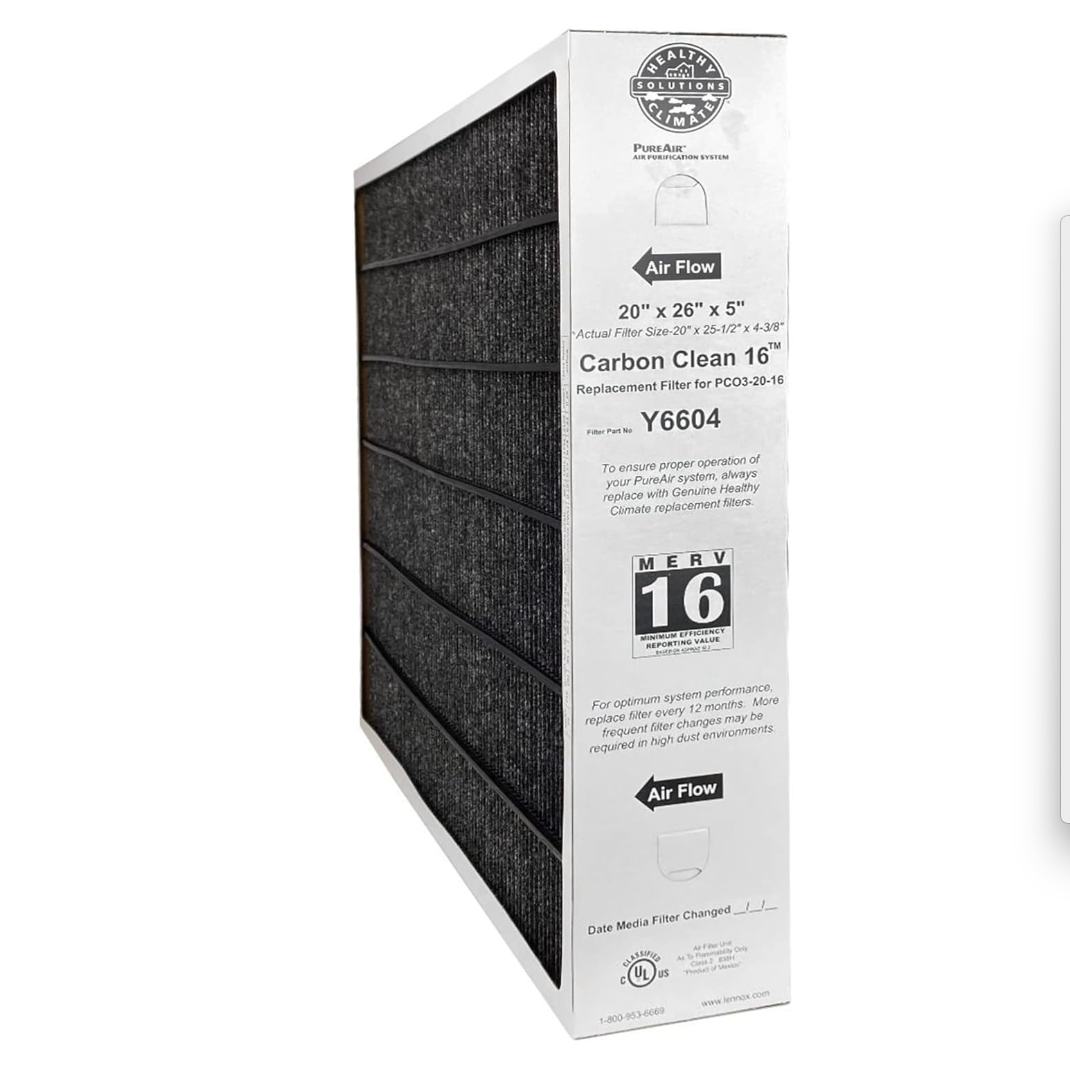 在途Lennox Y6604- PureAir PCO3-20-16 MERV 16 Filter- 20