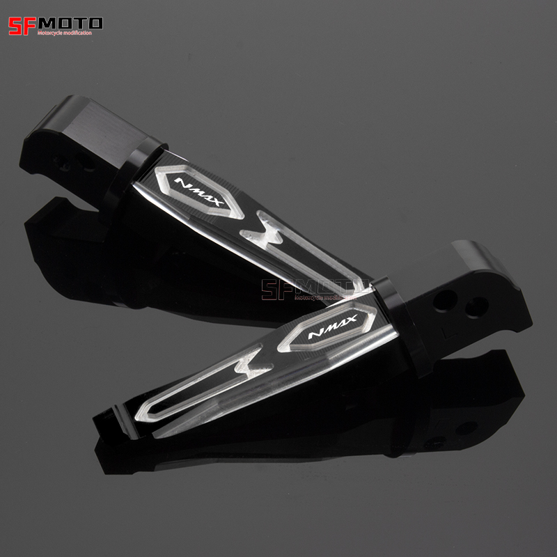 适用雅马哈NMAX155 TMAX530改装铝合金防滑后小脚踏 后座左右脚踏