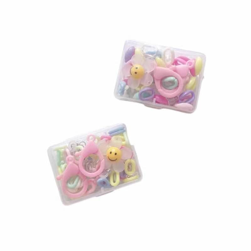 KOREAN CANDY COLOR VERSATILE DECORATIVE LANYARD NECKLACE GLASSES CHAIN FACE MASK HALTERNECK MASK CHAIN ROPE DIY MATERIAL PACKAGE