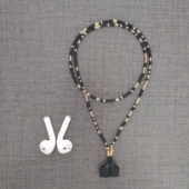 适用华为苹果耳机防掉挂链无线蓝牙耳机防丢磁吸绳挂脖神器不通用