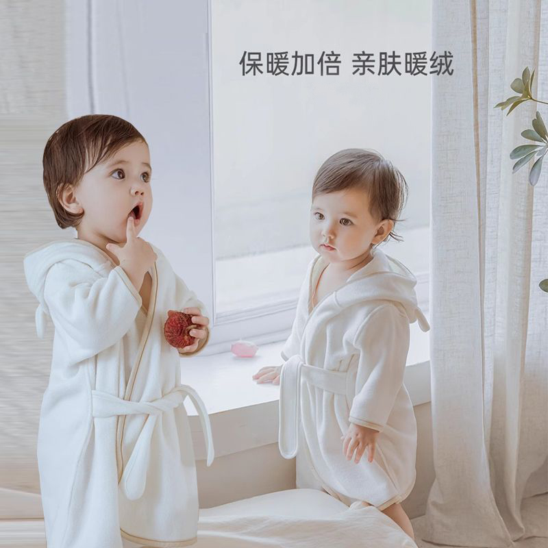 宝宝秋冬款洋气儿童家居袍