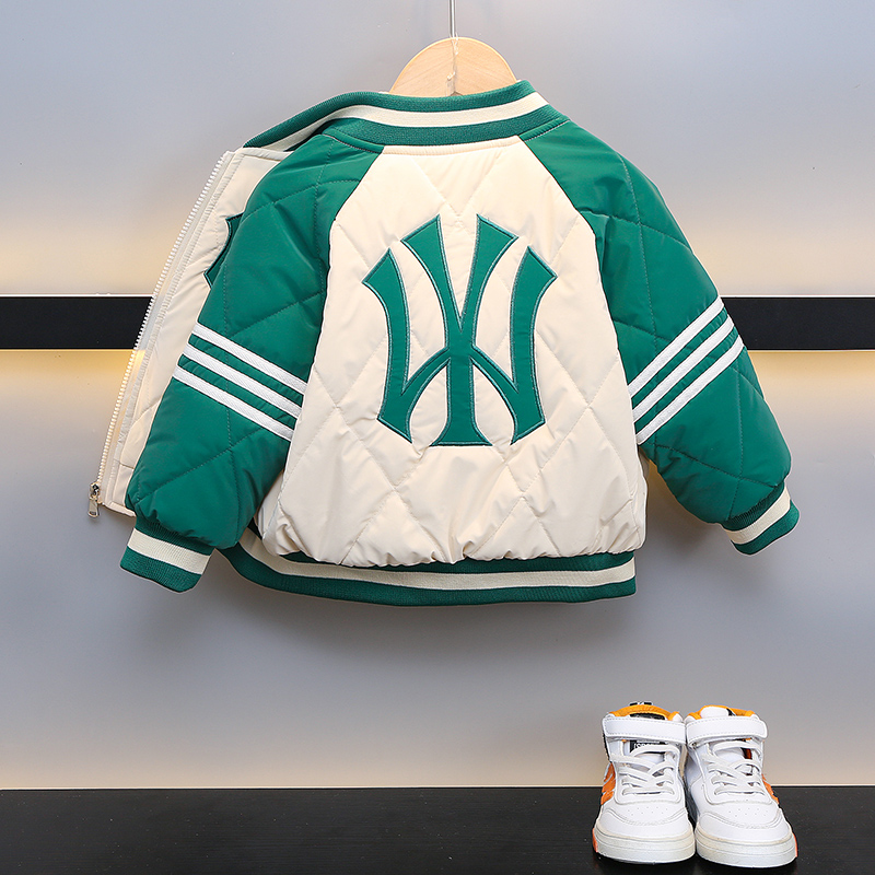 掌击掌男童加厚冬季棉衣外套