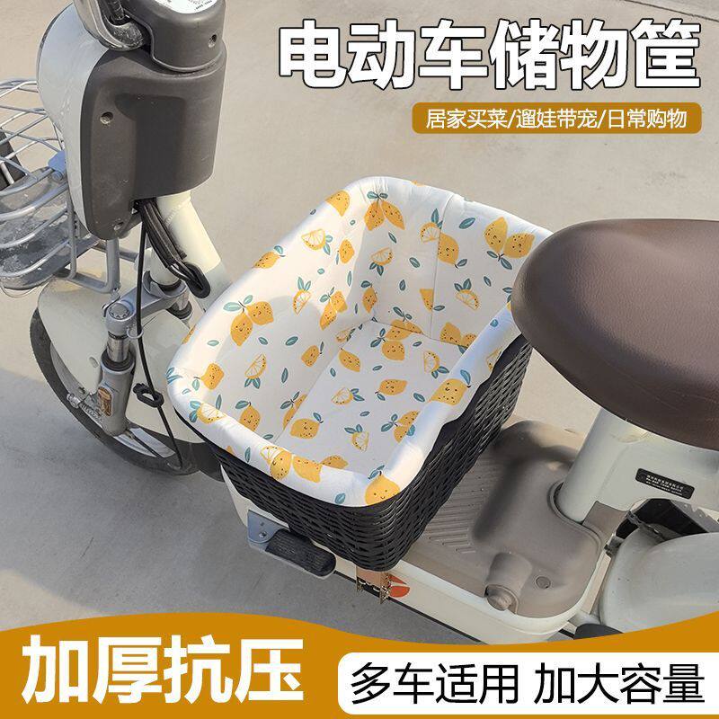 电动车带宠物座椅出门神器坐车载车篮/车筐