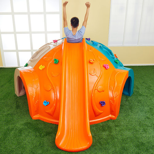 攀岩攀爬架爬山坡幼儿园儿童多功能玩具太空舱半球户外大型滑滑梯