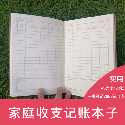 家庭店铺个人收支记录银行账本