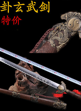 特价护宅宝剑收藏装饰剑长剑硬剑太极阴阳玄武剑招财未开刃