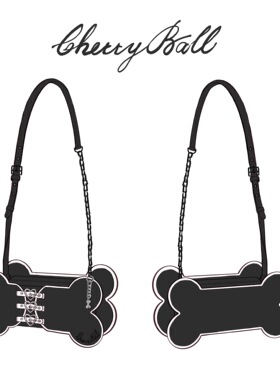 【收藏】原创咕咕骨头包 暗黑哥特亚文化斜跨手提单肩包拼色多用