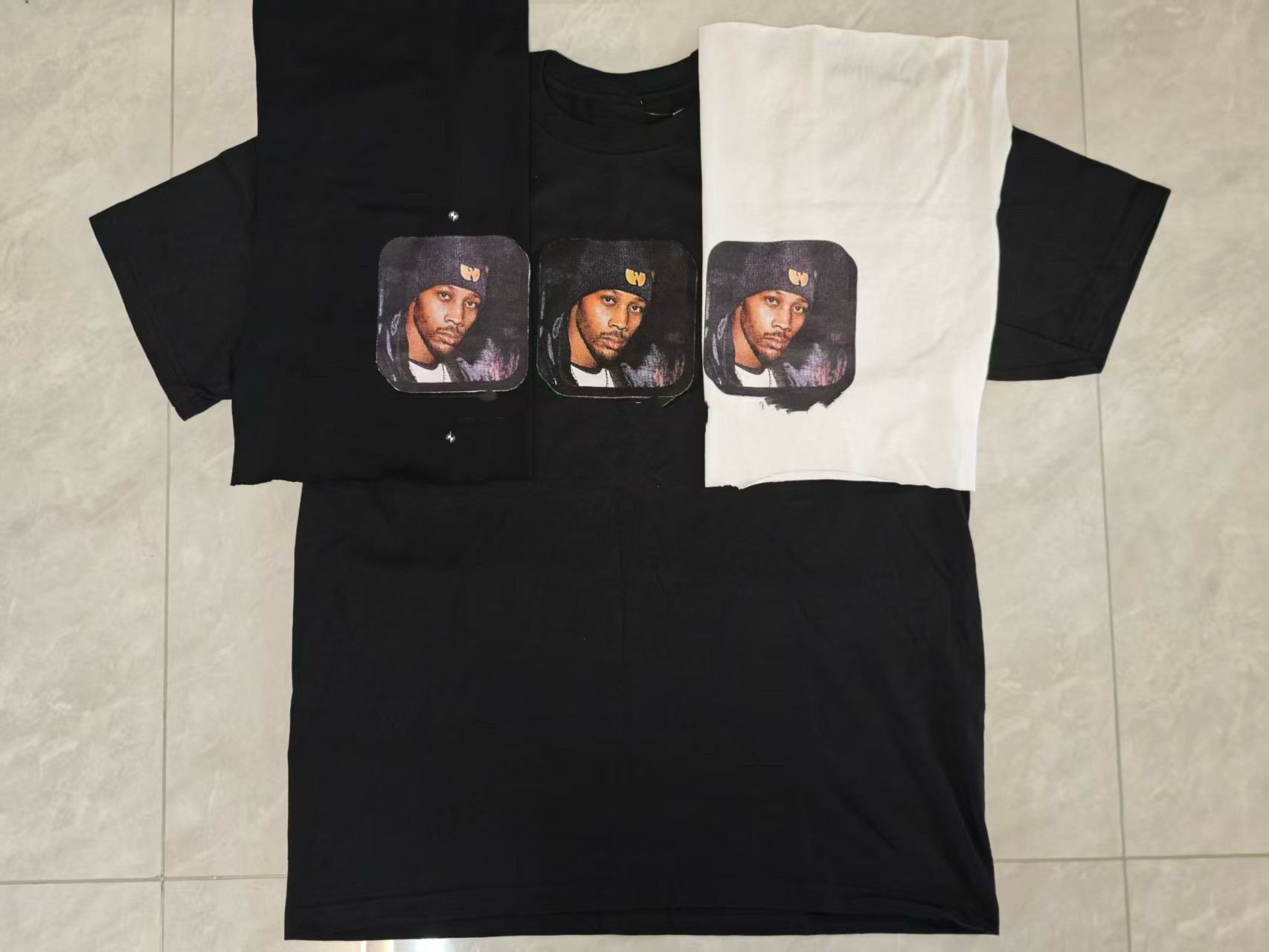 武当T恤WU-TANG CLAN 联名款FW25  RZA TEE人物头像照片印花短袖