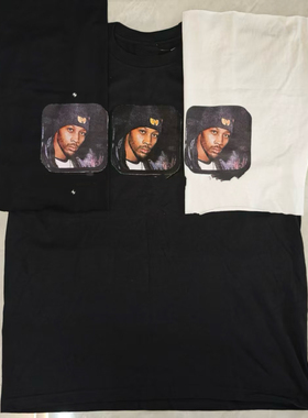 武当T恤WU-TANG CLAN 联名款FW25  RZA TEE人物头像照片印花短袖