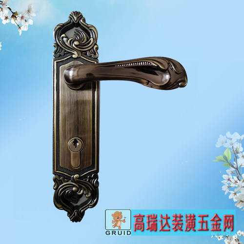 青古铜美式房门锁
