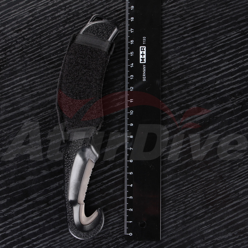 AturDive正品钛合金潜水刀 割绳器救生刀 户外自由潜渔猎救援专用