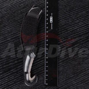 AturDive正品钛合金潜水刀 割绳器救生刀 户外自由潜渔猎救援专用