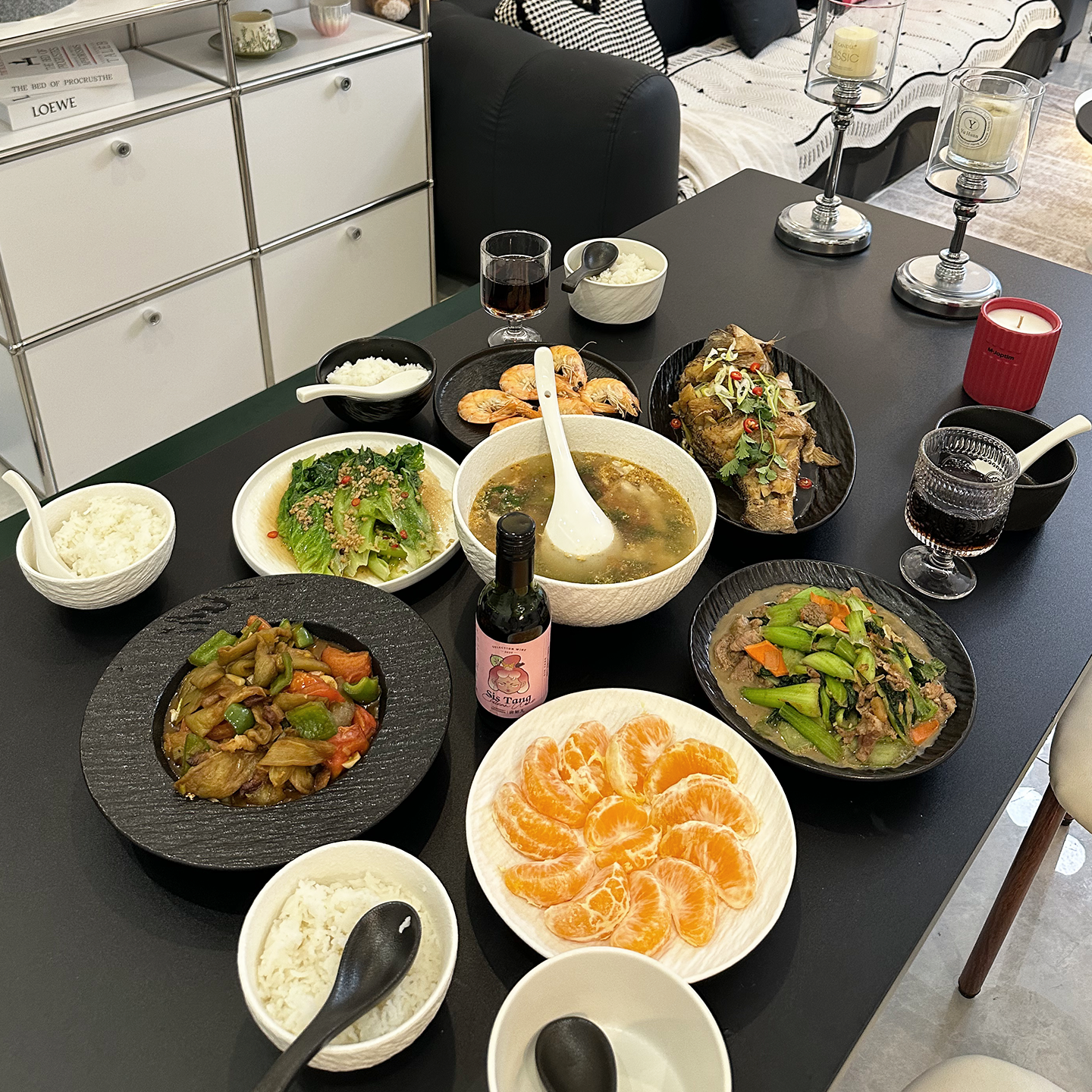 日式釉下彩2026新款碗盘碗碟套装家用高级感陶瓷餐具乔迁送礼碗具