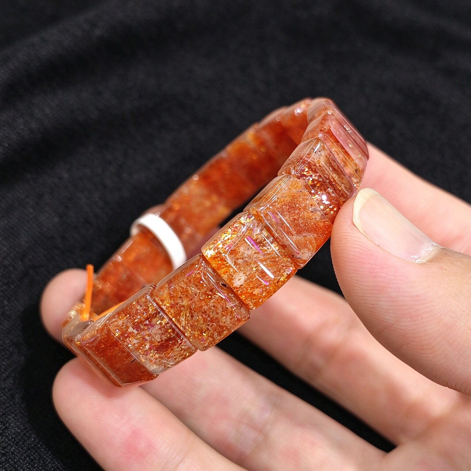 天然金太阳石手排 金灿暖风 轻奢饰品 节日礼物礼品