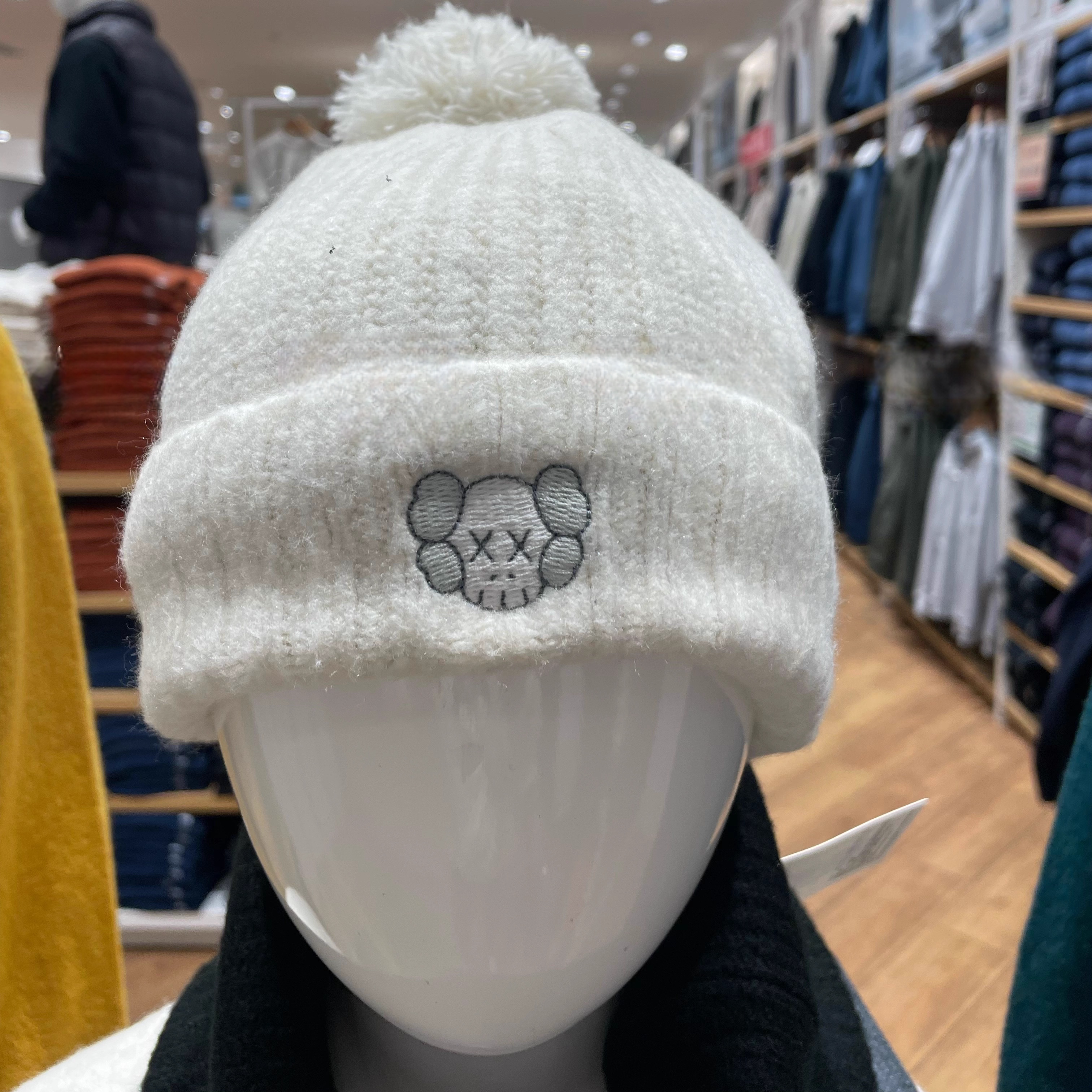 外贸原单 童装KAWS HEATTECH souffle yarn舒芙蕾针织帽子480329