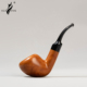 老狐狸光面手工烟斗西班牙进口石楠木3mm烟道黑色坎伯兰烟嘴