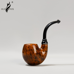 老狐狸轻巧吊斗16mm小口径实木小烟斗进口石楠木3mm过滤烟道