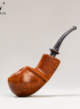 老狐狸一物一拍手工烟斗意大利进口石楠木3mm烟道进口坎伯兰烟嘴