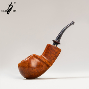 老狐狸一物一拍手工烟斗意大利进口石楠木3mm烟道进口坎伯兰烟嘴