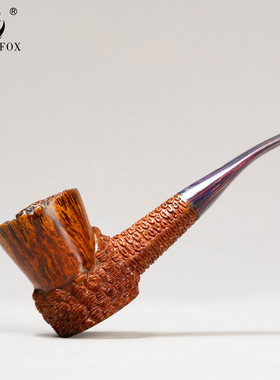 雕刻精品斗手工烟斗西班牙进口石楠木3mm烟道伯兰烟嘴桌面烟斗