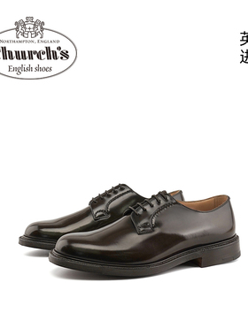 Church's英国进口时尚英伦德比鞋手工商务正装男士皮鞋Shannon