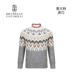 美拉德舒适休闲羊绒针织衫 毛衣 Cucinelli男士 Brunello M2260600