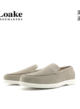Loake英国进口新款经典乐福鞋男士时尚休闲一脚蹬懒人皮鞋TUSCANY