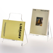 三锐亚克力书报展示架A4办公桌面展会展台支架产品展示架书店杂志读物倾斜架子商务宣传展示台可移动陈列架子