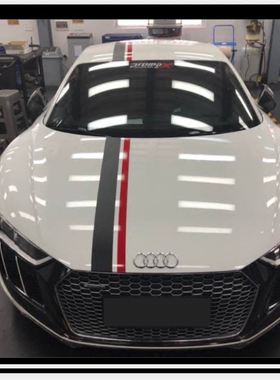 大众CC速腾凌渡引擎盖车贴纸  奥迪马自达机盖改装个性装饰拉花