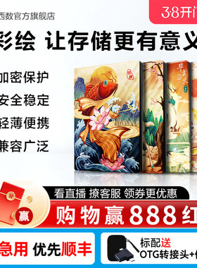 WD西数移动硬盘5t电脑2t外置外接机械大容量存储彩绘 生肖祥瑞篇