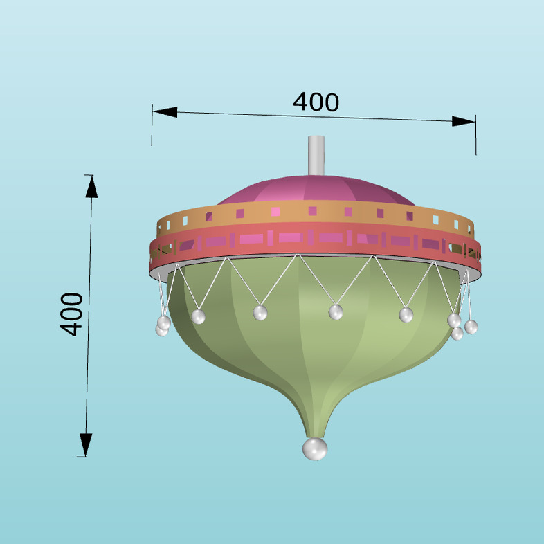 宝宝宴会厅生日满月婚礼堂吊顶装饰发光灯箱铁艺酒店马卡龙软装
