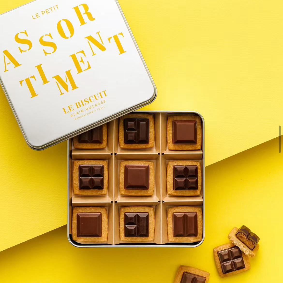 日本直邮Le biscuit 米其林神厨75%巧克力+45%巧克力坚果黄油曲奇