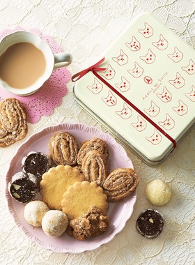 ADDICT au SUCRE 日本石井英美宠物猫曲奇罐