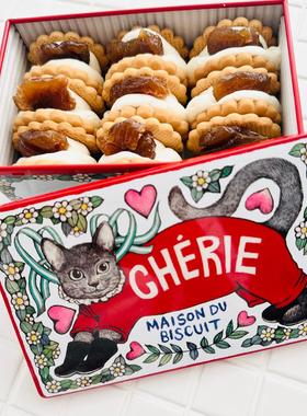 限购难买日本CHERIE 奶油夹心饼干冷藏7天赏味期不售后