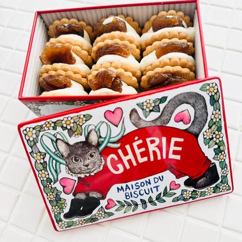 限购难买日本CHERIE 奶油夹心饼干冷藏7天赏味期不售后