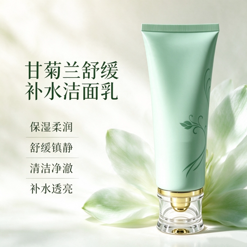 甘菊兰舒缓补水洁面乳保湿柔润清洁净澈温和舒缓亲肤透亮滋养净颜