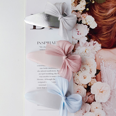 BB边夹蝴蝶结韩国超甜美