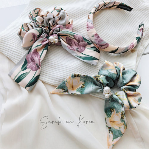 Sarah in Korea韩国 2026春夏浪漫花朵系列发饰发箍发圈蝴蝶结