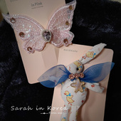 Korea韩国 女童儿童 Sarah 超可爱蝴蝶小兔子元 素鸭嘴边夹发夹