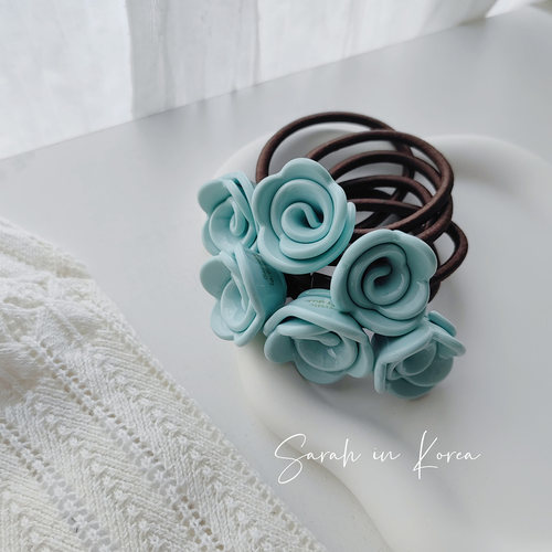 Sarah in Korea韩国 立体花朵好用的发圈发绳