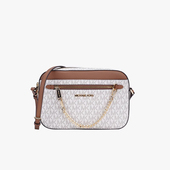 MK女包链条小方包经典 热销爆款 老花单肩斜挎包大容量相机包