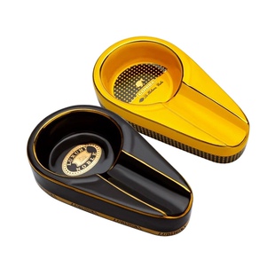 雪茄烟灰缸雪茄专用烟灰缸便携陶瓷雪茄烟盅家用客厅办公室雪茄盅