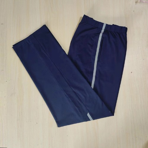 藏蓝直口上一道反光杠男女校服裤