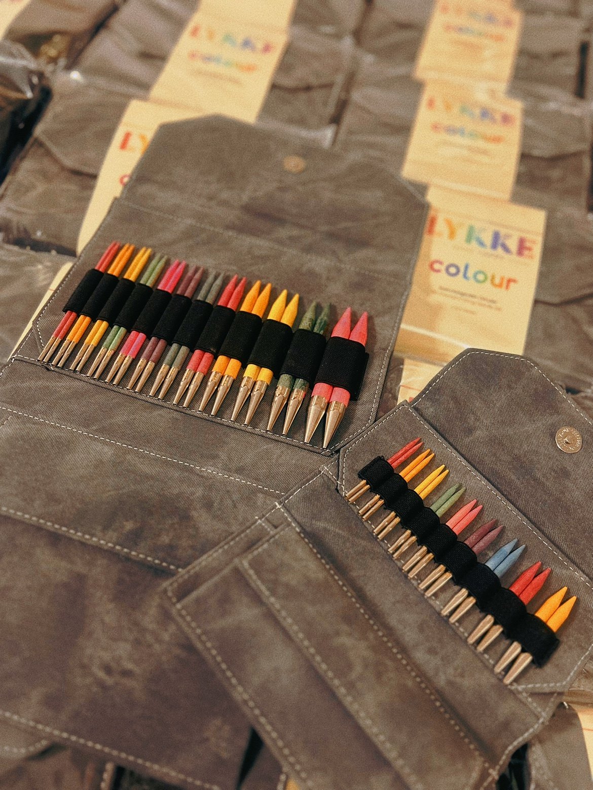 现货美国进口Lykke colour新品可拆卸环针套装手工编织毛衣针