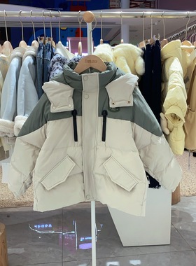 2025冬季imau奕玛童装男大童儿童外套加厚防寒服羽绒服54LF102042