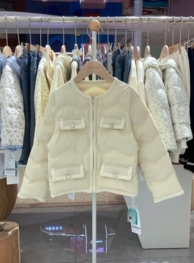 2025冬季imau奕玛童装女大童儿童外套小香风轻薄羽绒服54SF358180