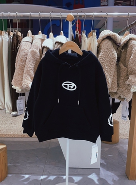 冬款新款imau奕玛正品男大童装加绒休闲儿童连帽卫衣44LF232262