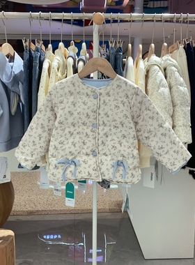 2025冬季imau奕玛女小童装儿童外套加厚碎花轻薄羽绒服58SF103023